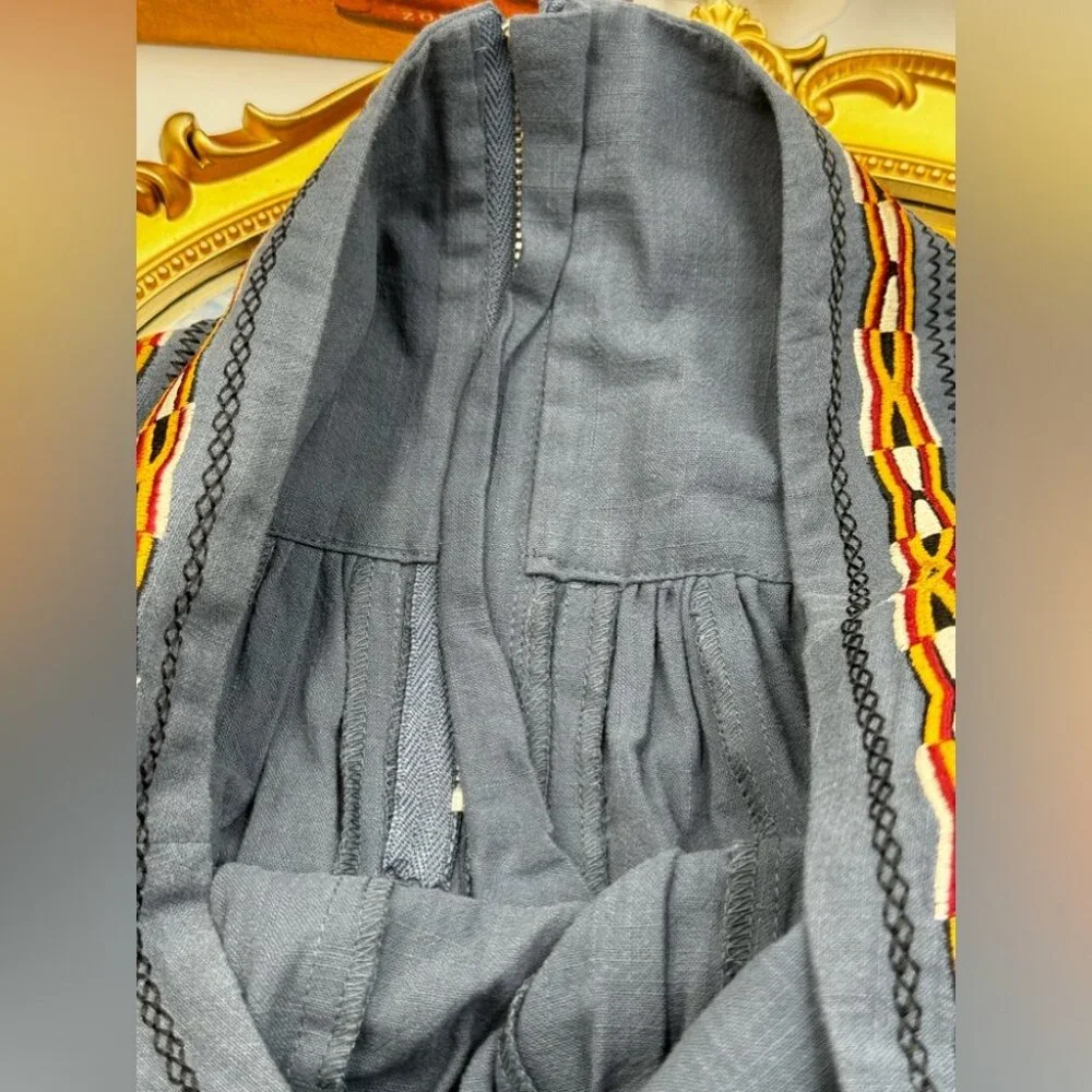🆕 ISABEL MARANT ETOILE 🧿 NWOT Breeda Cotton Embroidered Mini Skirt -SZ 38 - Picture 11 of 16